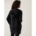 Athleta Purana Wrap Sweatshirt Hoodie Oversized Slouchy, Black - Size S
