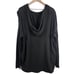 Athleta Purana Wrap Sweatshirt Hoodie Oversized Slouchy, Black - Size S