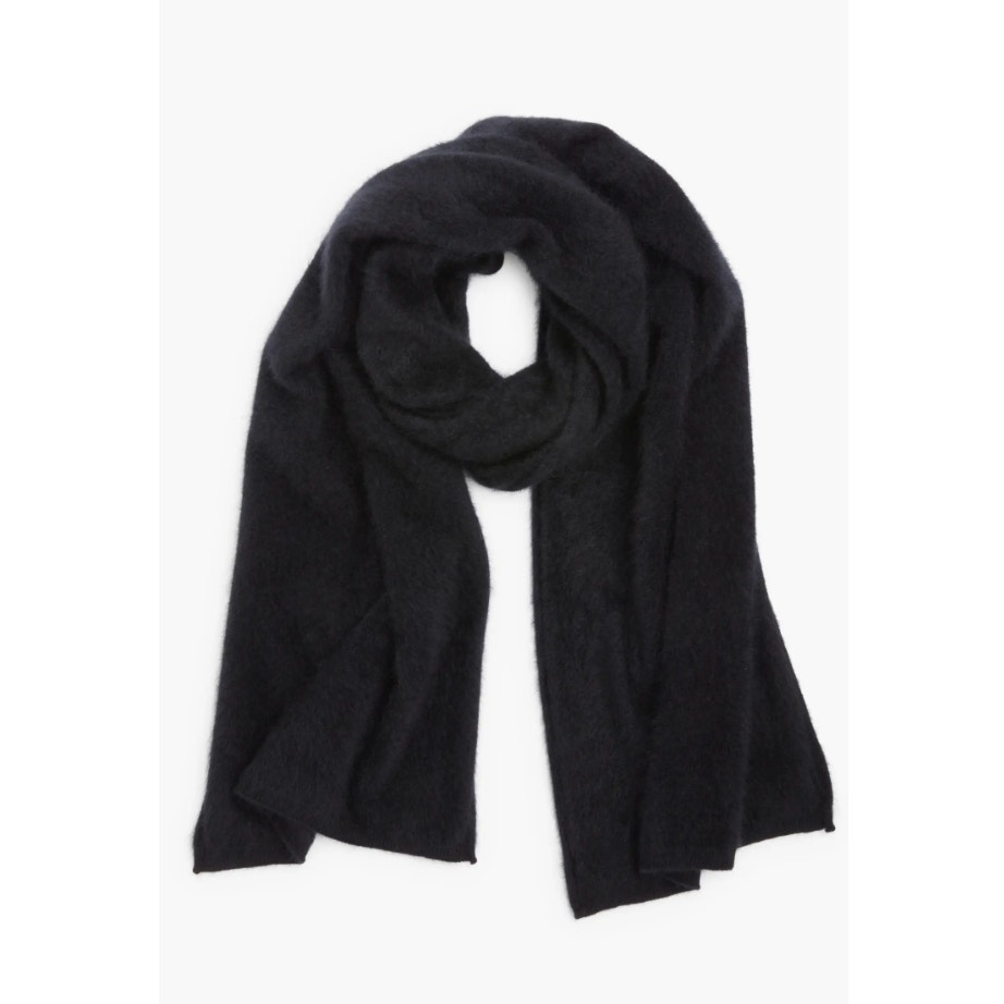 NORDSTROM Wool & Cashmere Scarf In Black Rock