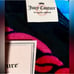 Juicy Couture velour Beach Towel black towel multicolor chains
