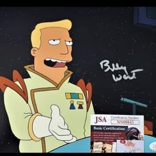 JSA AUTOGRAPH BILLY WEST FUTURAMA 8X10