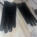 Coach Black leather gloves