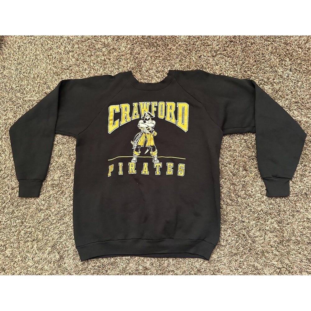 Vintage Y2K Pittsburgh Crawfords Pirates Negro League Baseball Sweater Size XL