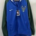 NWT Nike NBA Dri-Fit Men's L Bucks Blue Long Sleeve Varsity Full Zip Jacket