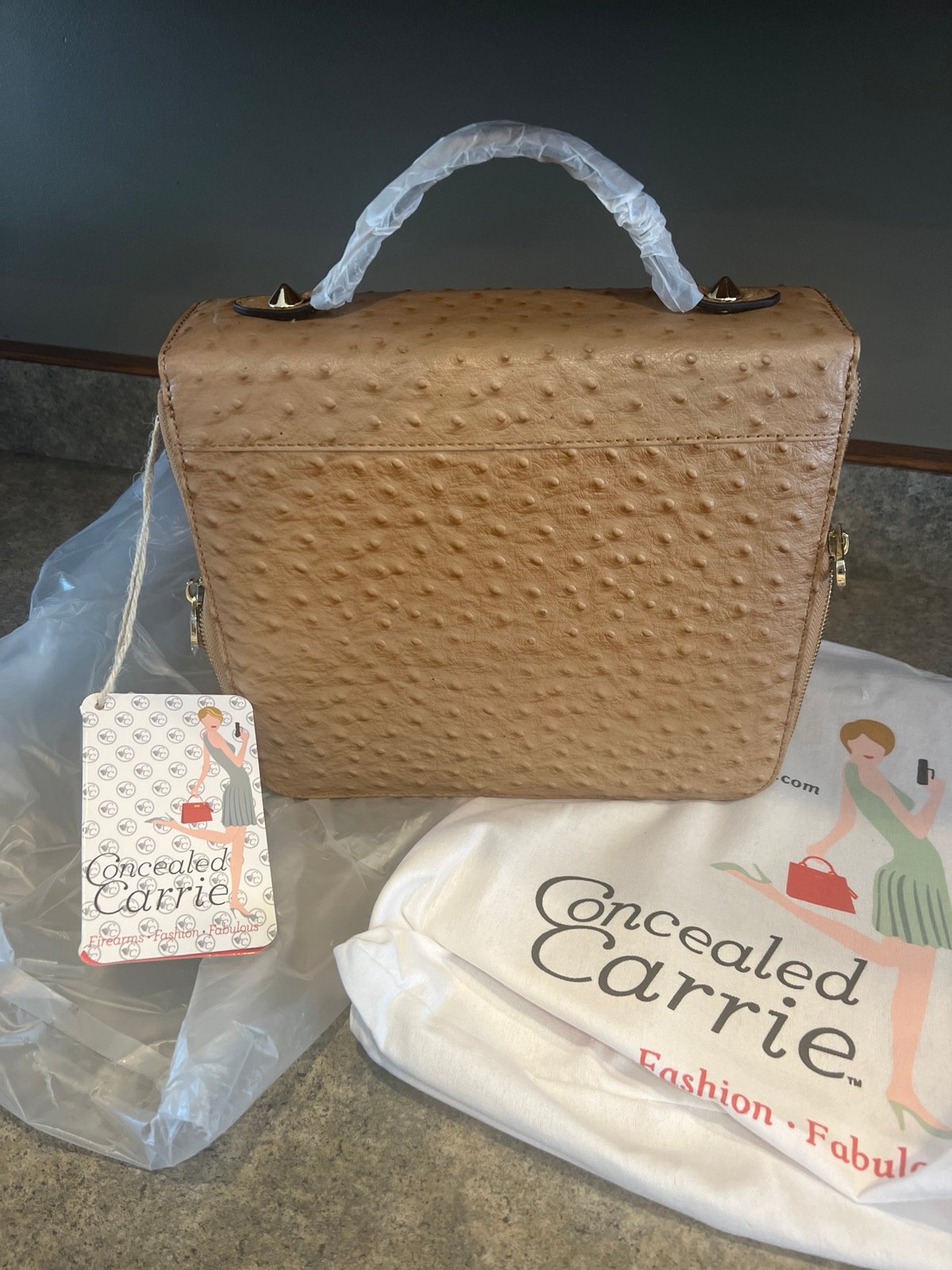 Concealed Carrie Ostrich Ioad Case