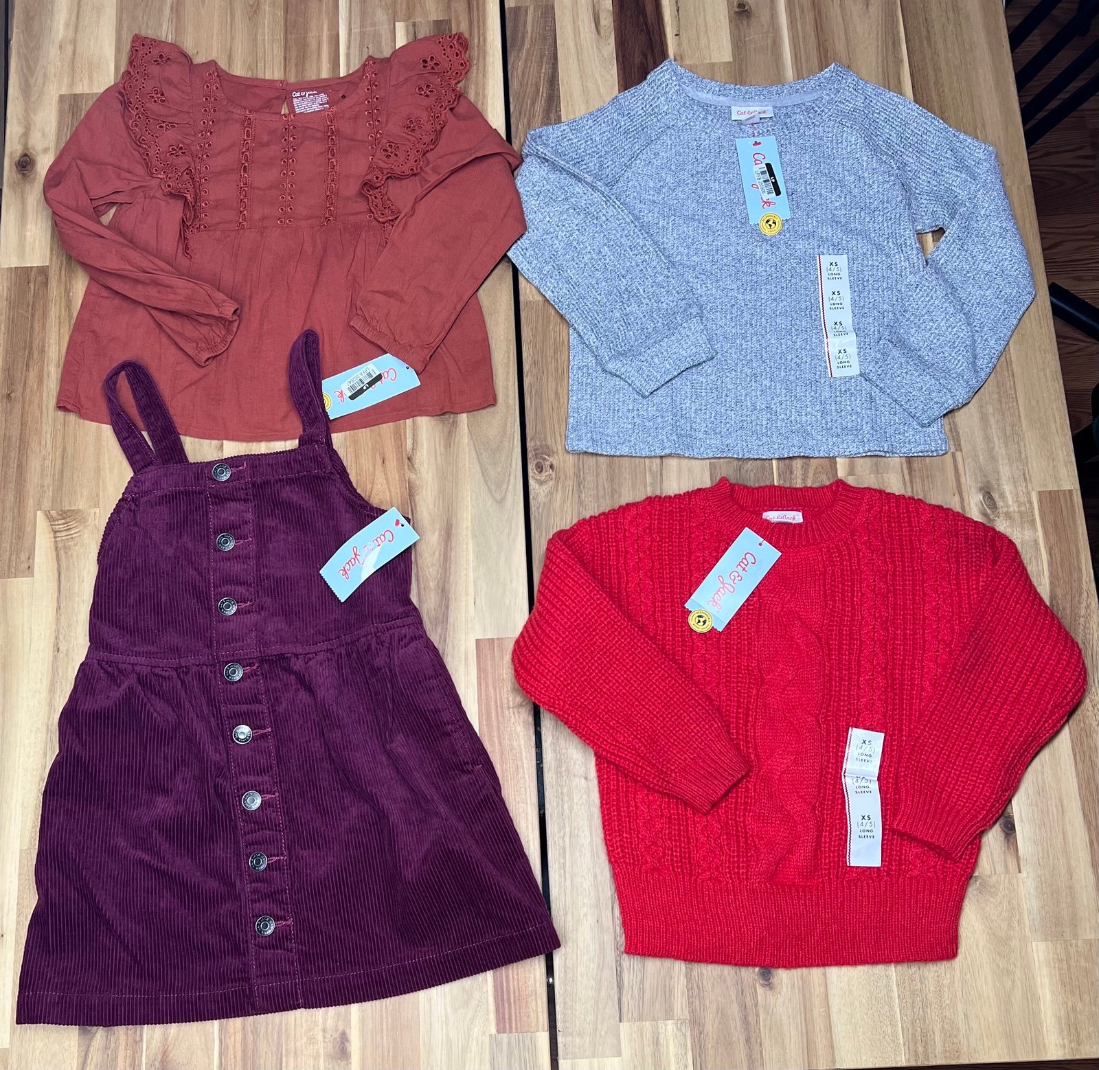 NWT Girls clothes bundle 4/5