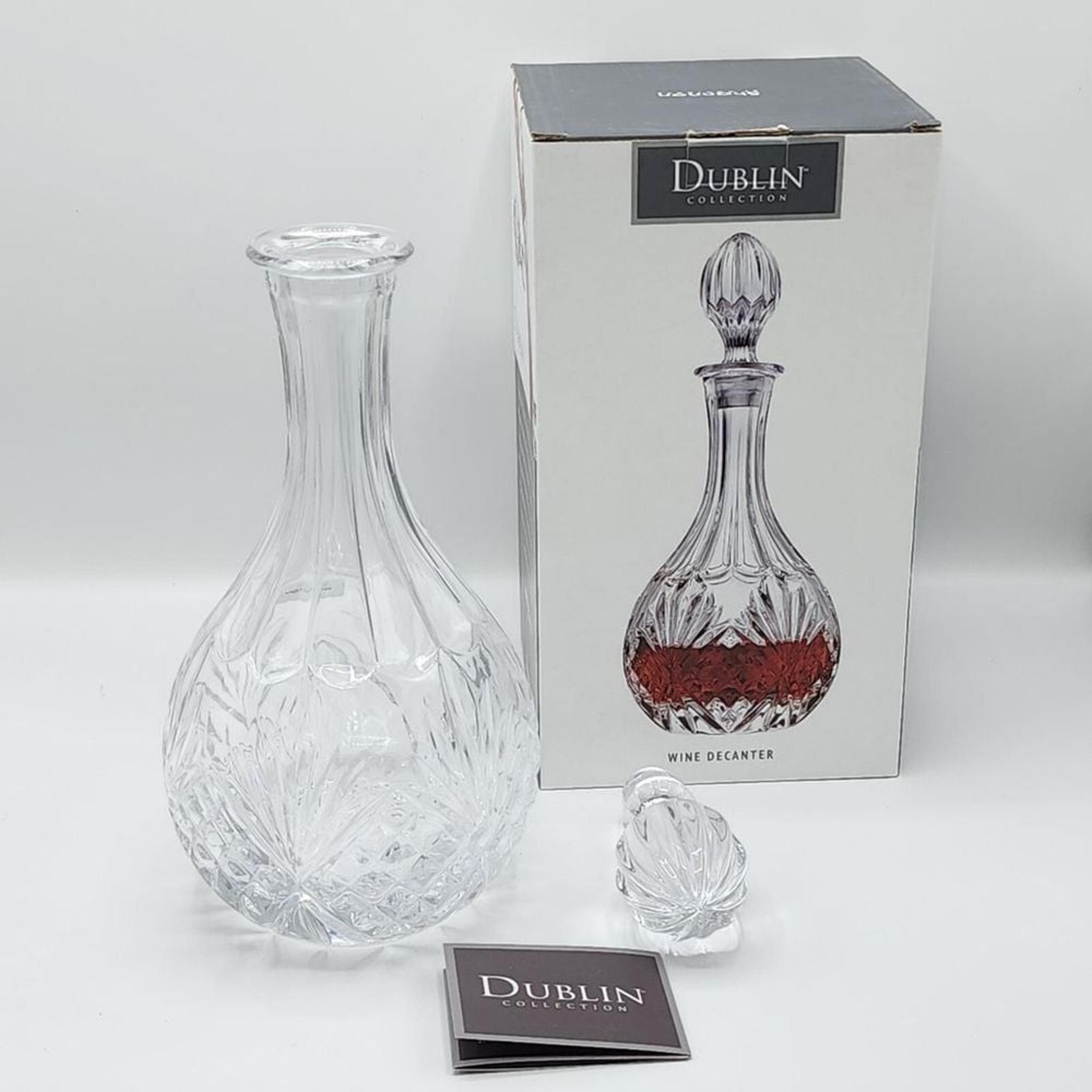Godinger Wine Whiskey Liquor Decanter Dublin Collection 28 Oz - 850 ml NEW