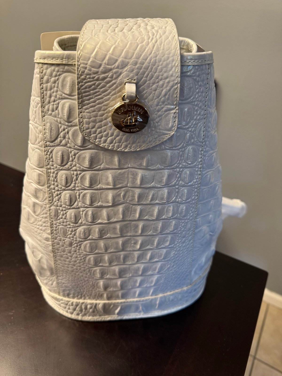Brahmin Allie Melbourne. Shell White Purse and Wallet