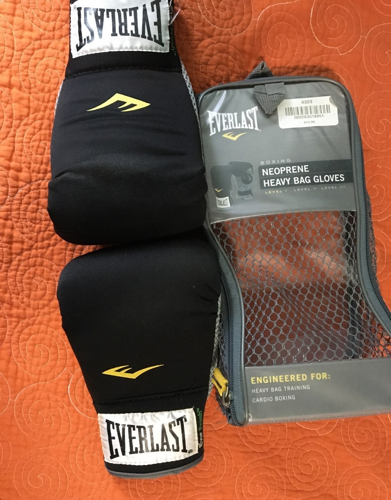 Heavy boxing gloves