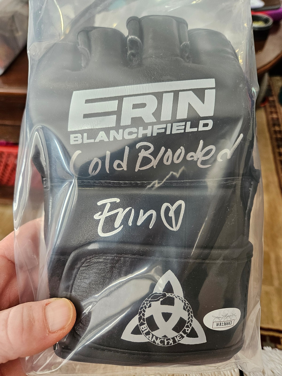 Erin Blanchfield Signed Glove