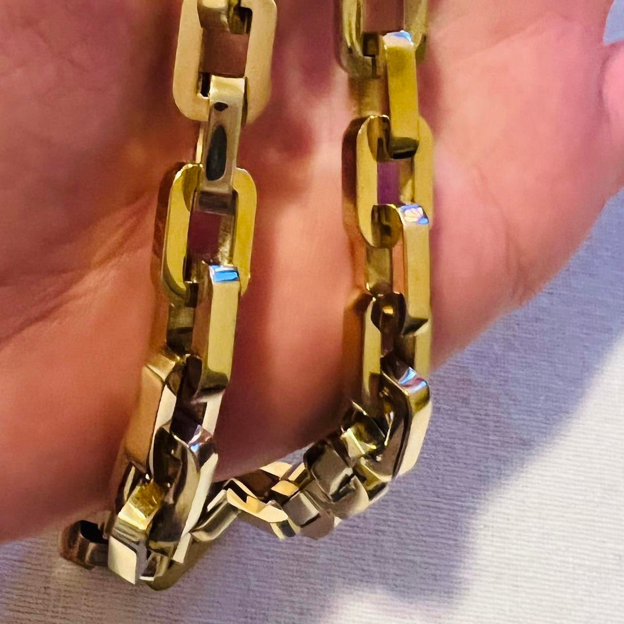 Eddie Borgo Gold Supra Link Collar Necklace