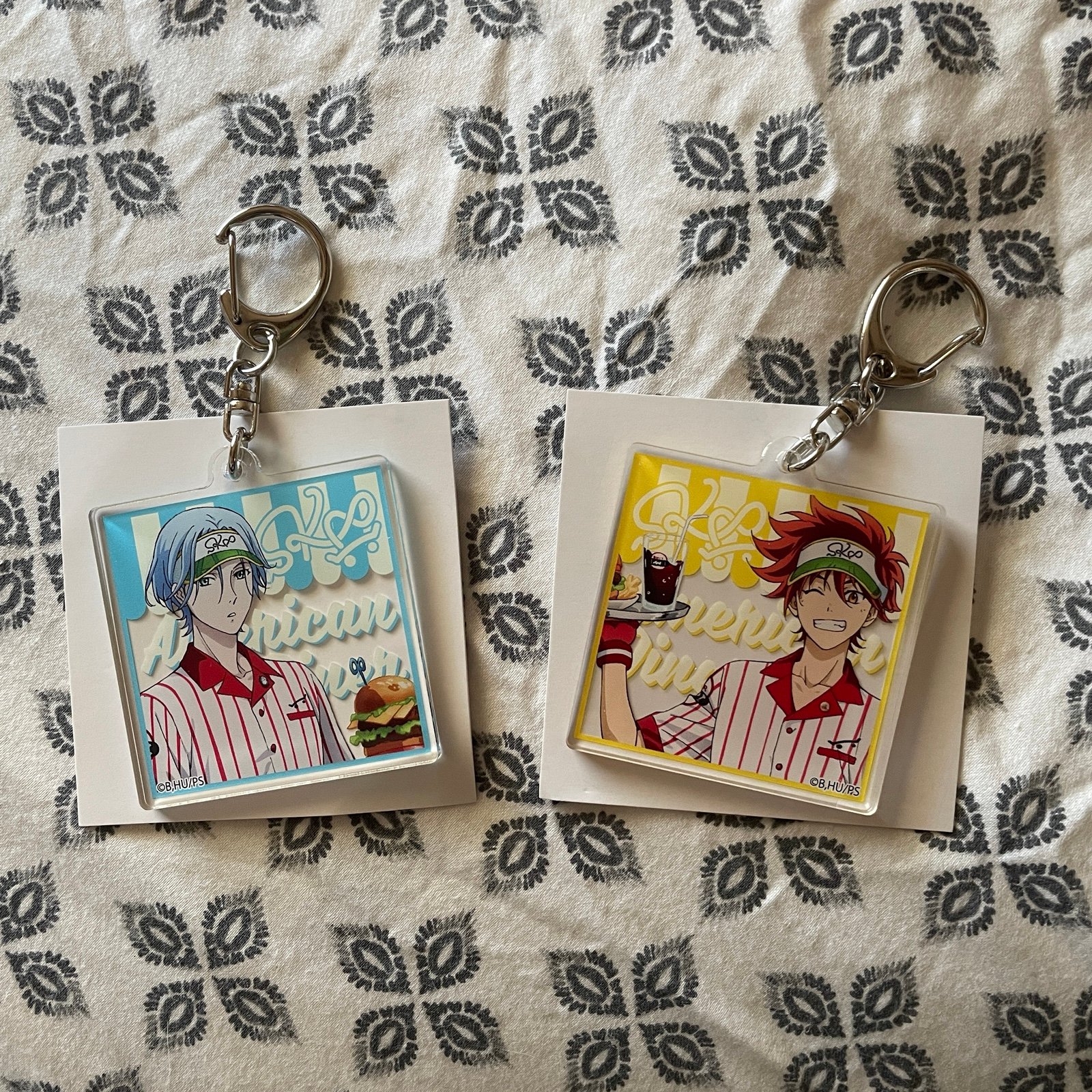 Sk8 the Infinity Reki and Langa Keychains