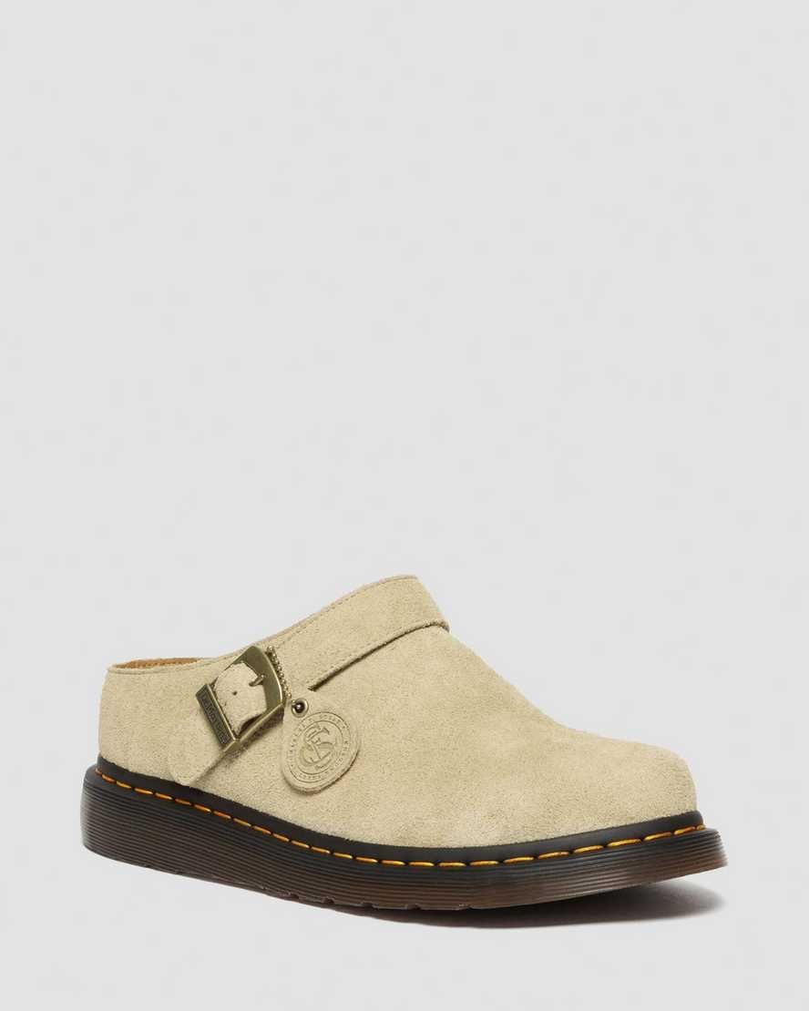 Dr Martens x Free People Isham Desert Oasis Suede Mules Clogs Shoes sz 8