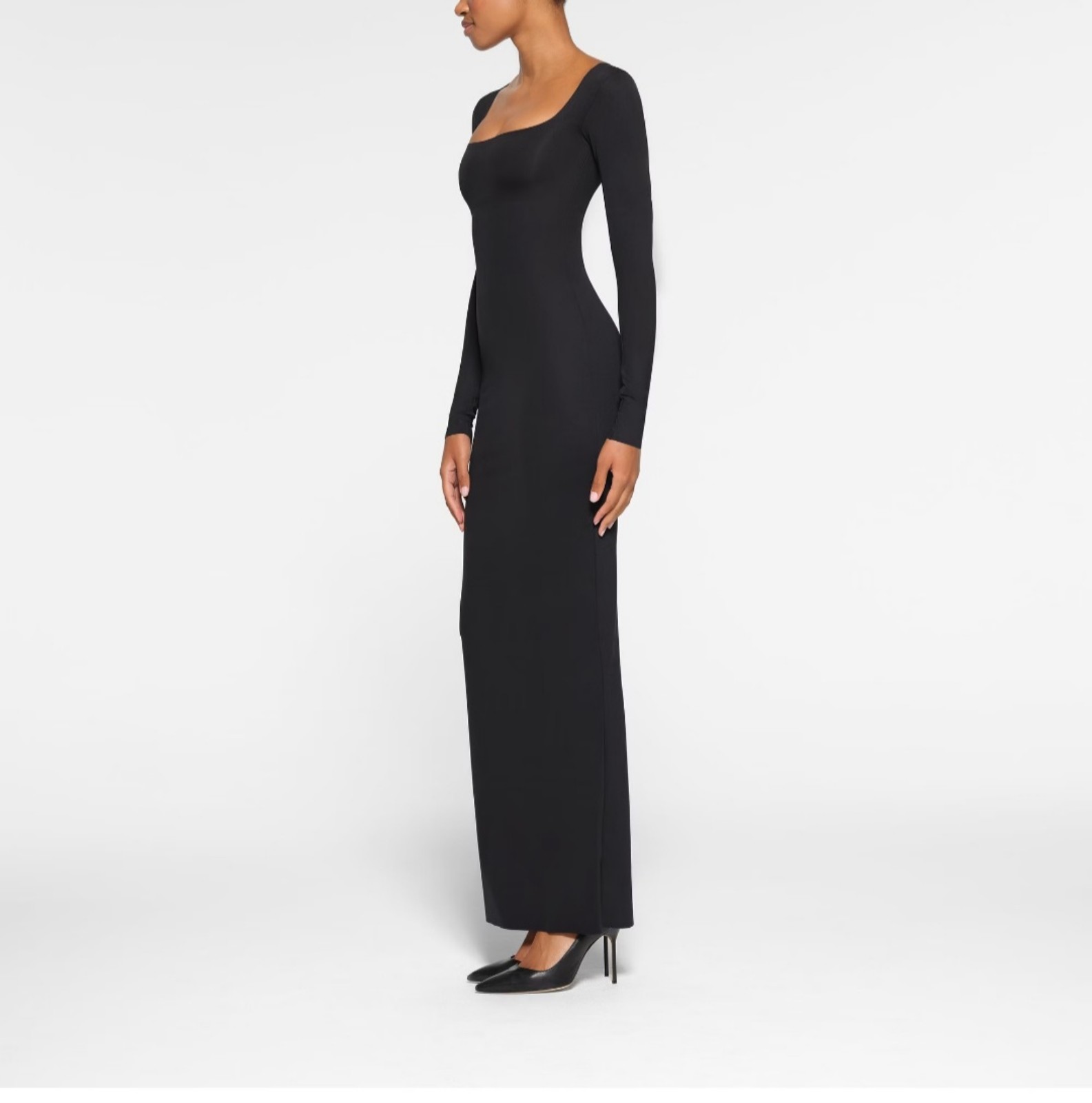 Skims long sleeve long dress size S