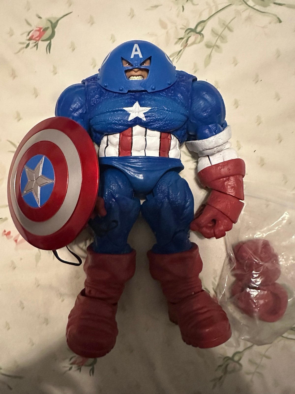 Marvel Select CAPTAIN AMERICA JUGGERNAUT New! Never Released. Captain America Pa