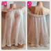 Y2K Victoria's Secret Sheer Pleated Chiffon Babydoll Chemise Size Sm ♡ White