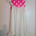 Y2K Victoria's Secret Sheer Pleated Chiffon Babydoll Chemise Size Sm ♡ White
