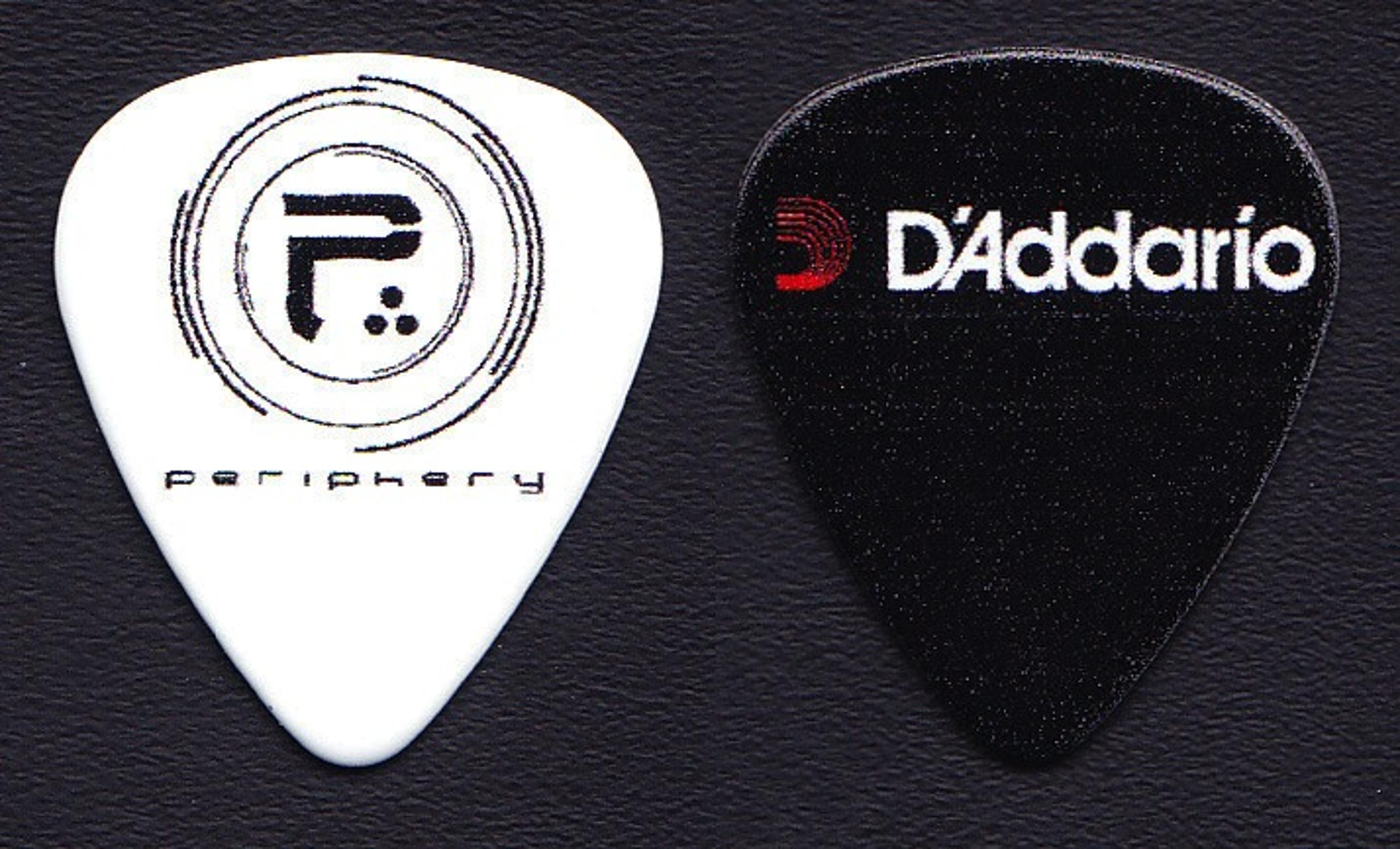 Periphery Misha Mansoor White Guitar Pick - 2015 Best Friends Tour