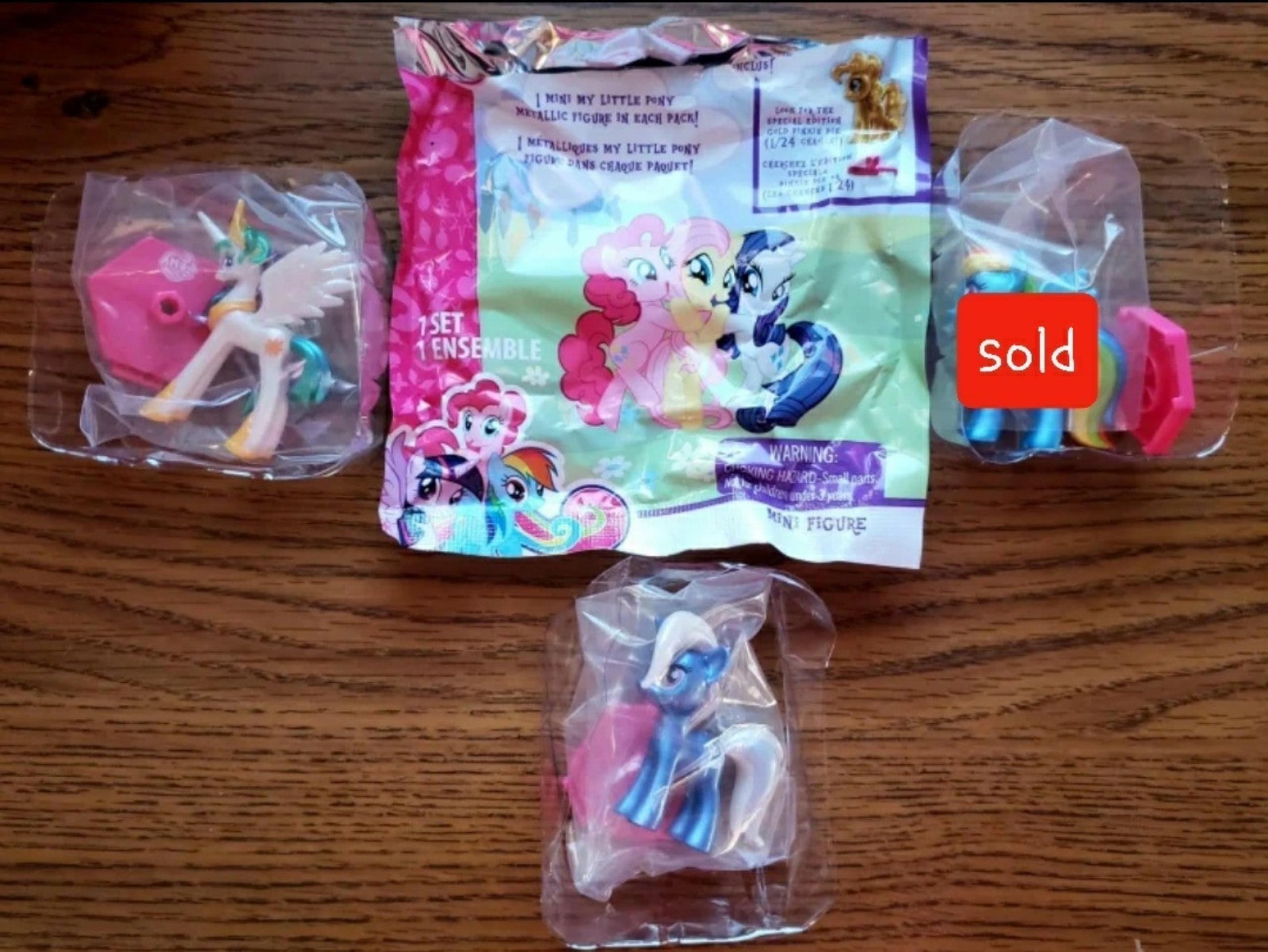 New! My Little Pony Metallic Figures!
