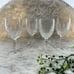 Waterford Crystal Colleen Claret Wine Tall Stem Cut Glass 6.5” 4 pc set Vintage