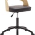 Calico Designs Black/Ashwood, Student Art Chair 18700