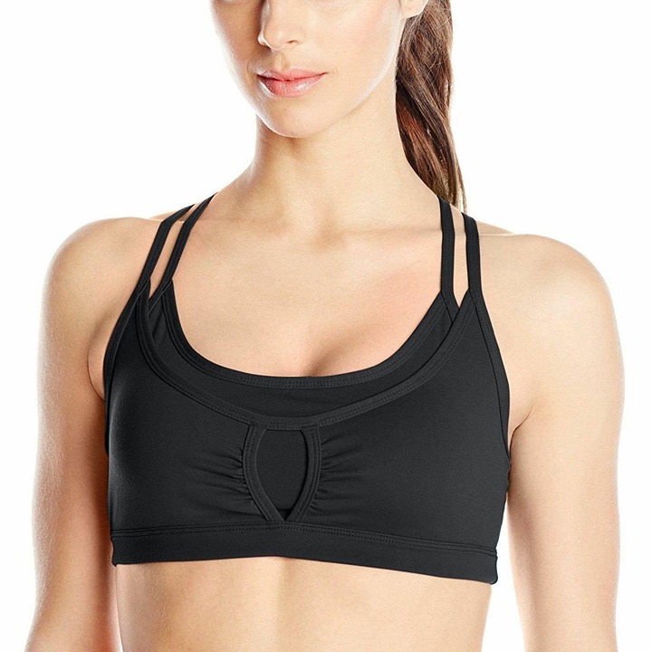 prAna Women's Soleil Bra Black Small Sports NWT