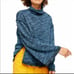 NWT Free People Overboard Blue Sunny Days Turtleneck Sweater Size Small