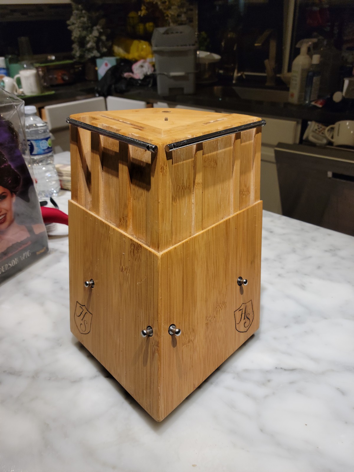 Hammer Stahl cutlery 18 knife wood block