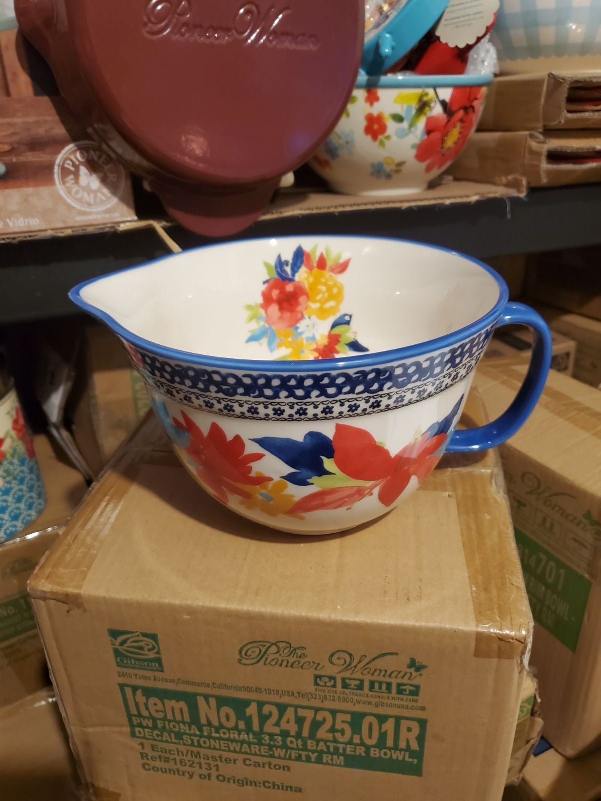 Pioneer Woman Fiona Floral batter bowl