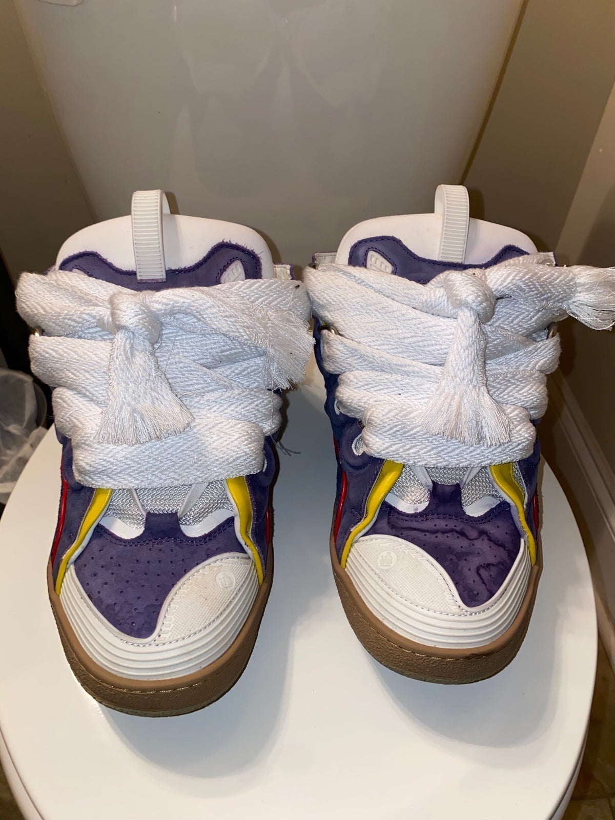 Lanvin curb sneaker