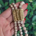 Vintage Egyptian Revival Necklace Jasper Gold Tone Beaded Collar 1928 Brand