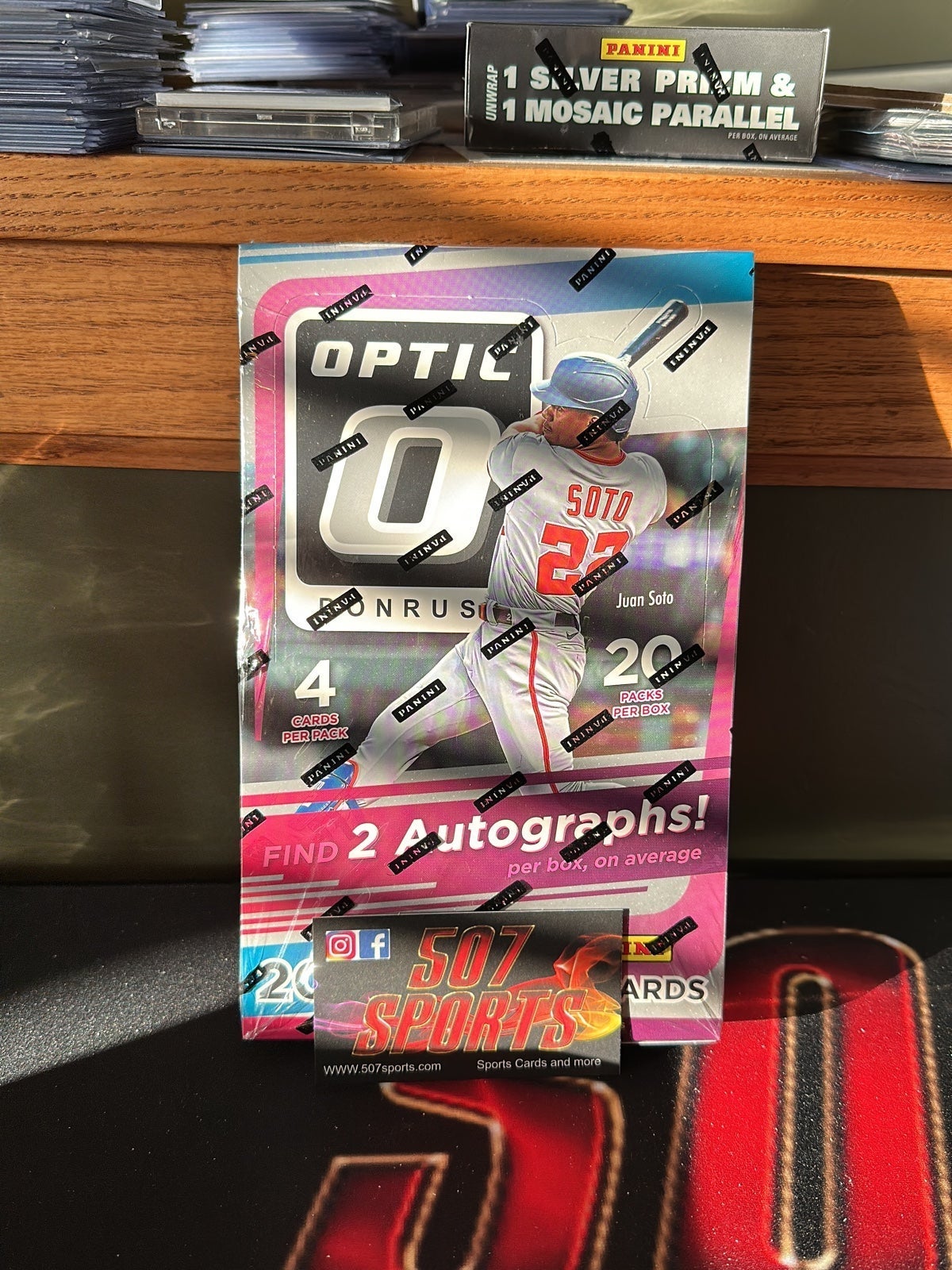2022 Donruss Optic Hobby box and free pack of sleeves
