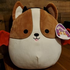Squishmallow 12” Halloween 2021 Reginald Corgi Devil Vampire Bat BNWT!