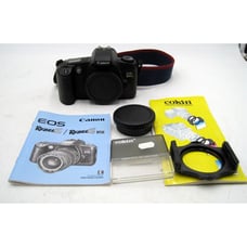 Canon EOS Rebel G 35mm FILM SLR Analog Camera Body + Cokin Filter+New Batteries