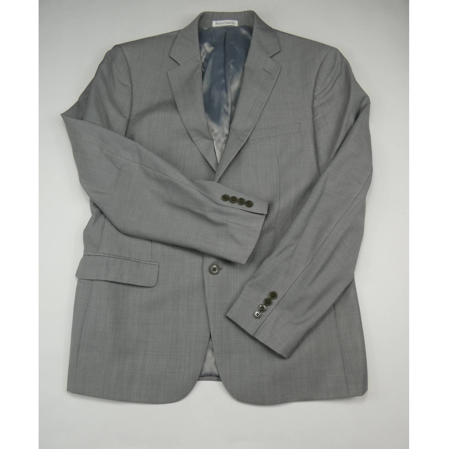 Calvin Klein 100% wool sport coat, light weight, 42R, light gray, NEW