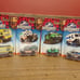 Matchbox Jurassic World Scrambler, Cliff Hanger, Desert Thunder, Prospector New!