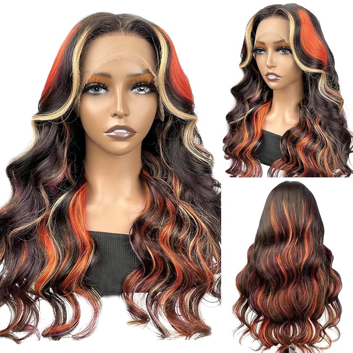 human hair lace front wig