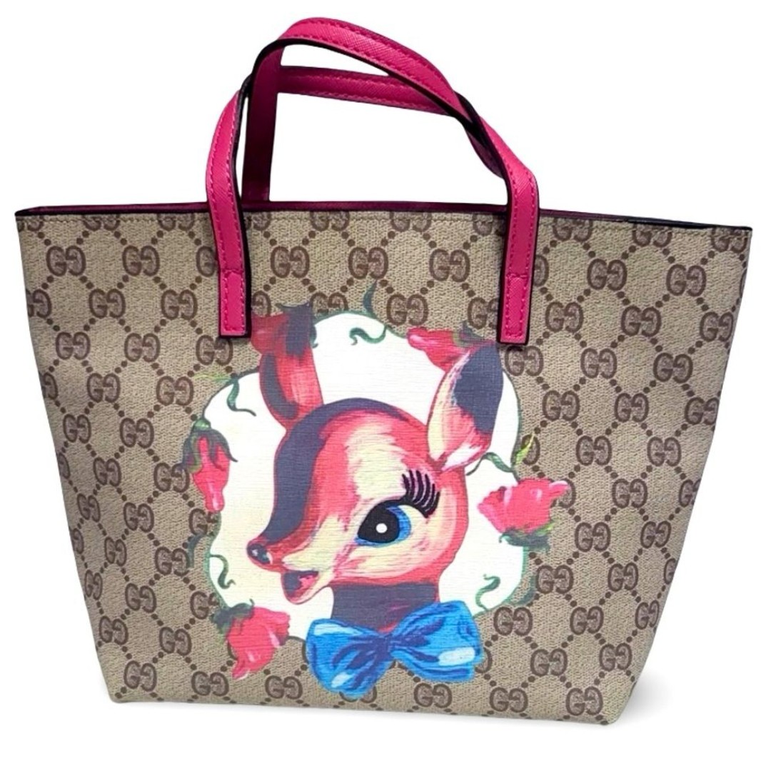 Gucci Authentic GG Supreme Bambi Tote Bag (Small) Excellent Condition!