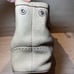 Coach Hampton Pebbled Leather Tassel Satchel Handbag Purse tote Beige 5055