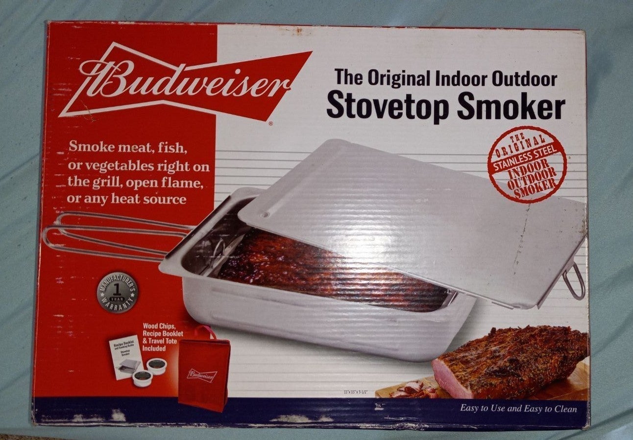 Budweiser stovetop smoker