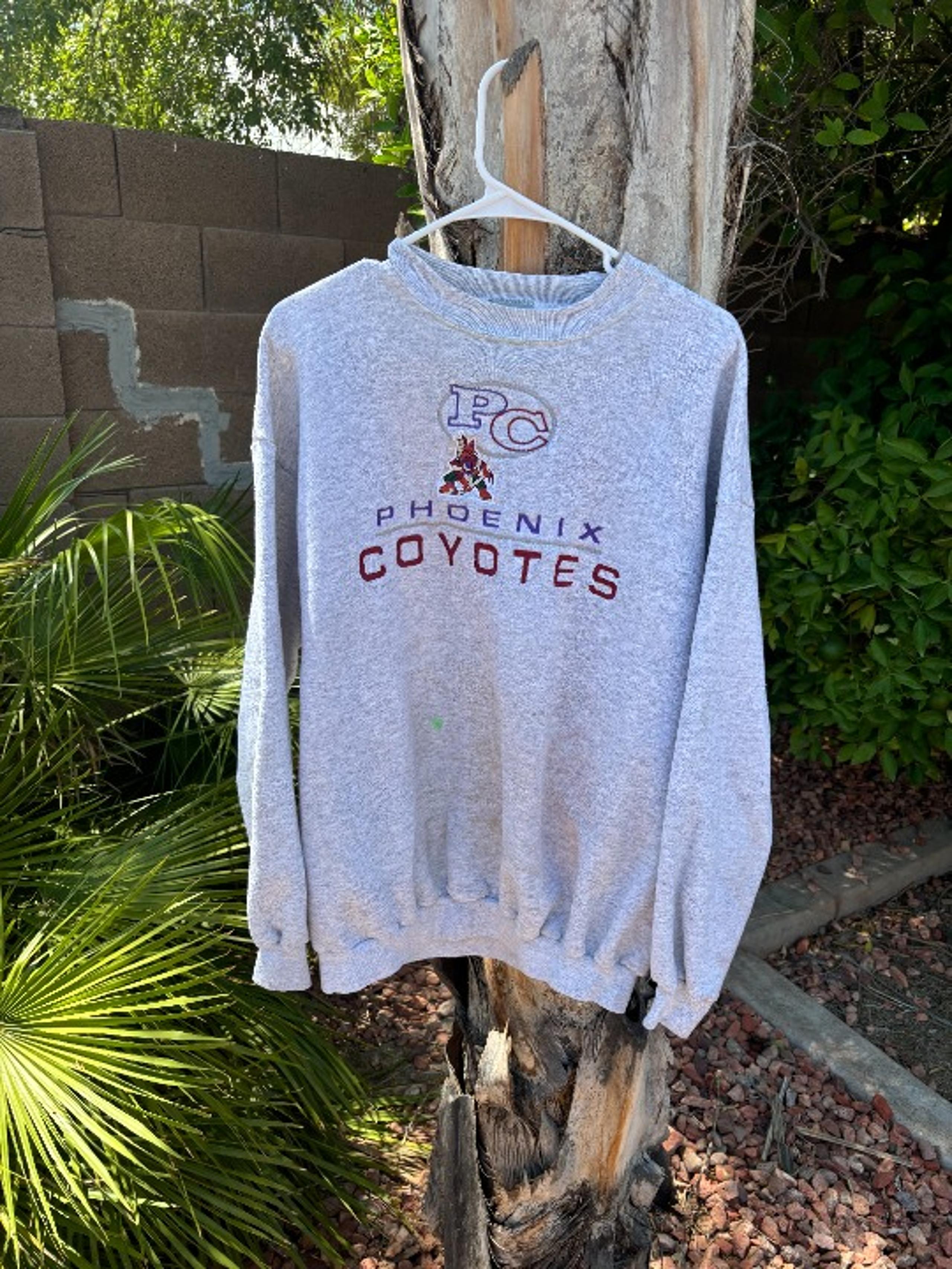 Vintage 1990s Logo 7 Phoenix Coyotes Sweatshirt