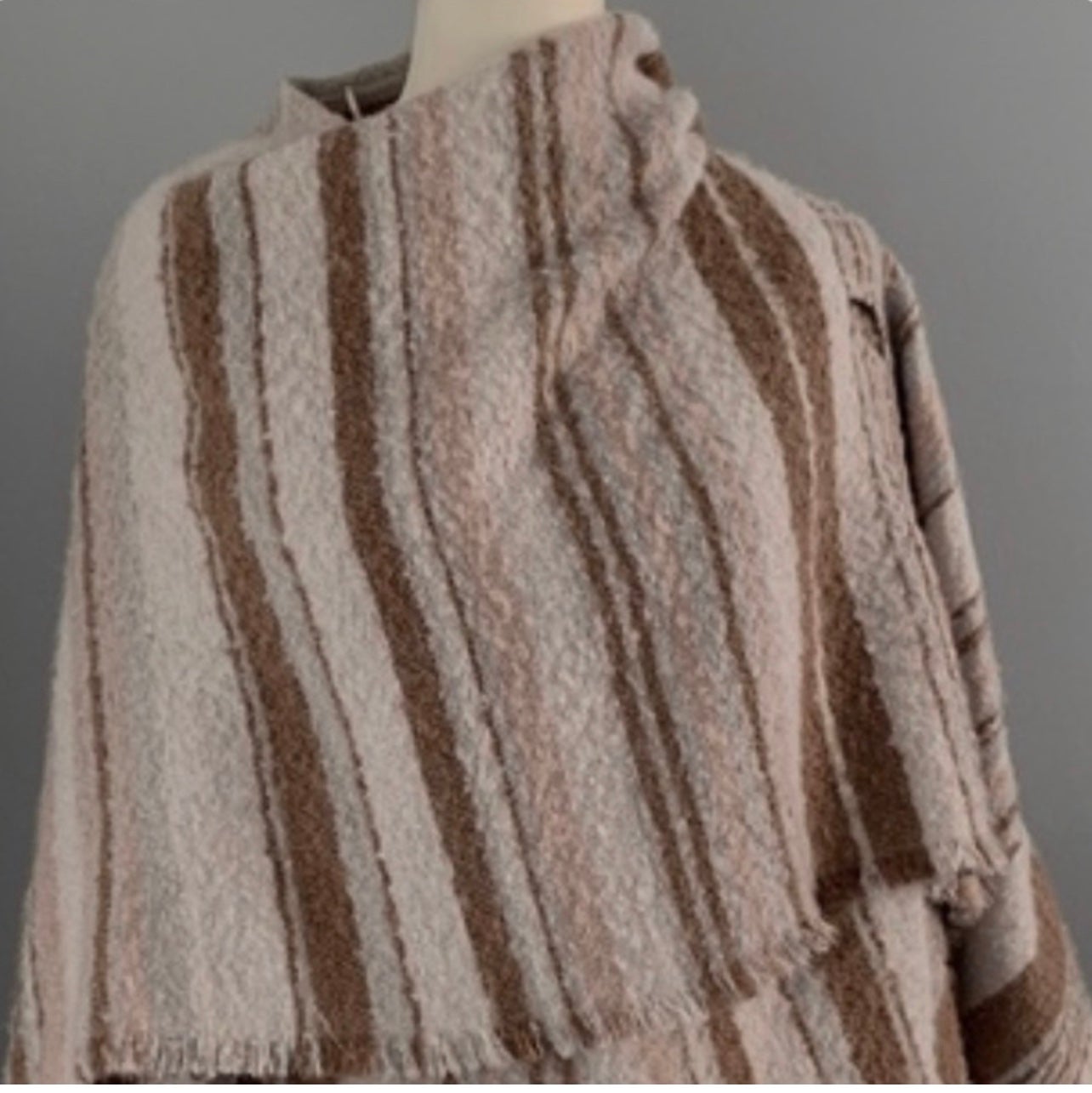 Poncho and scarf