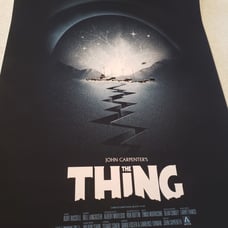 Signed The Thing Poster Gary Pullin 18 x 24