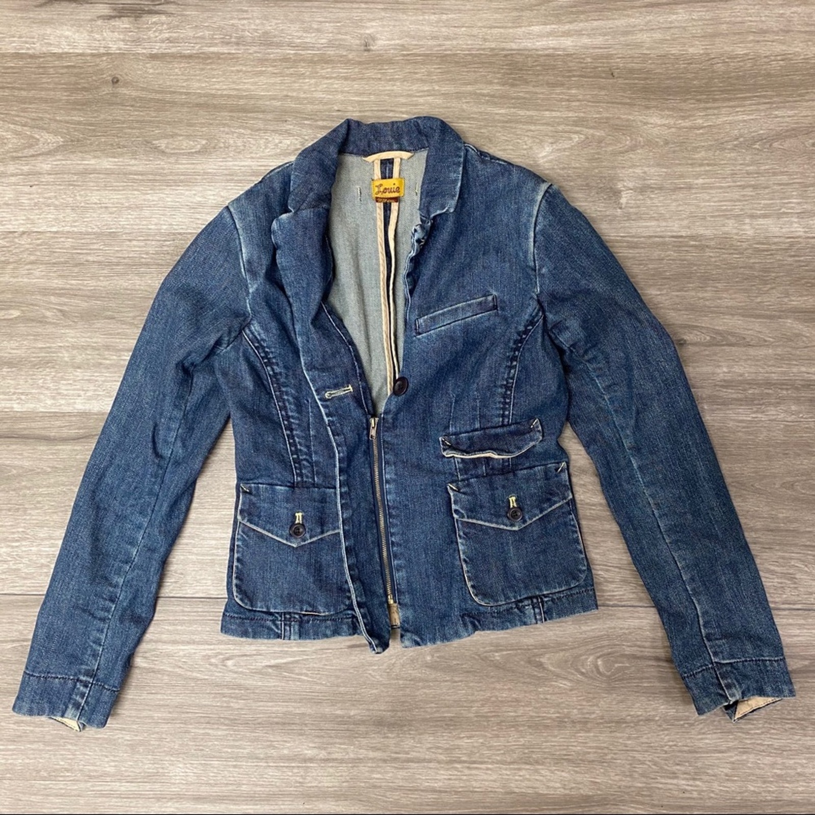 Anthropologie Louie Denim Jean Jacket 0