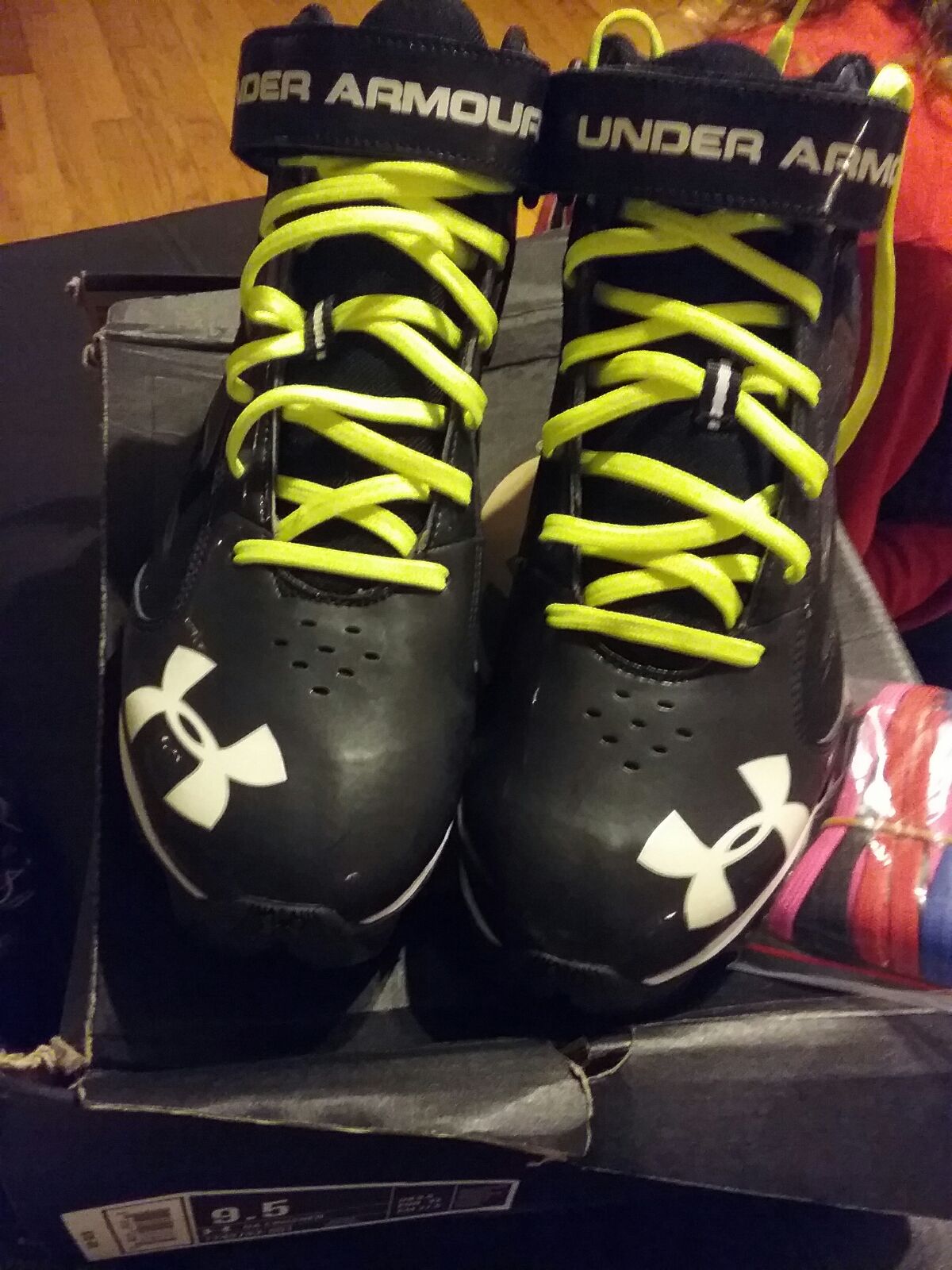 New under Armour football cleats