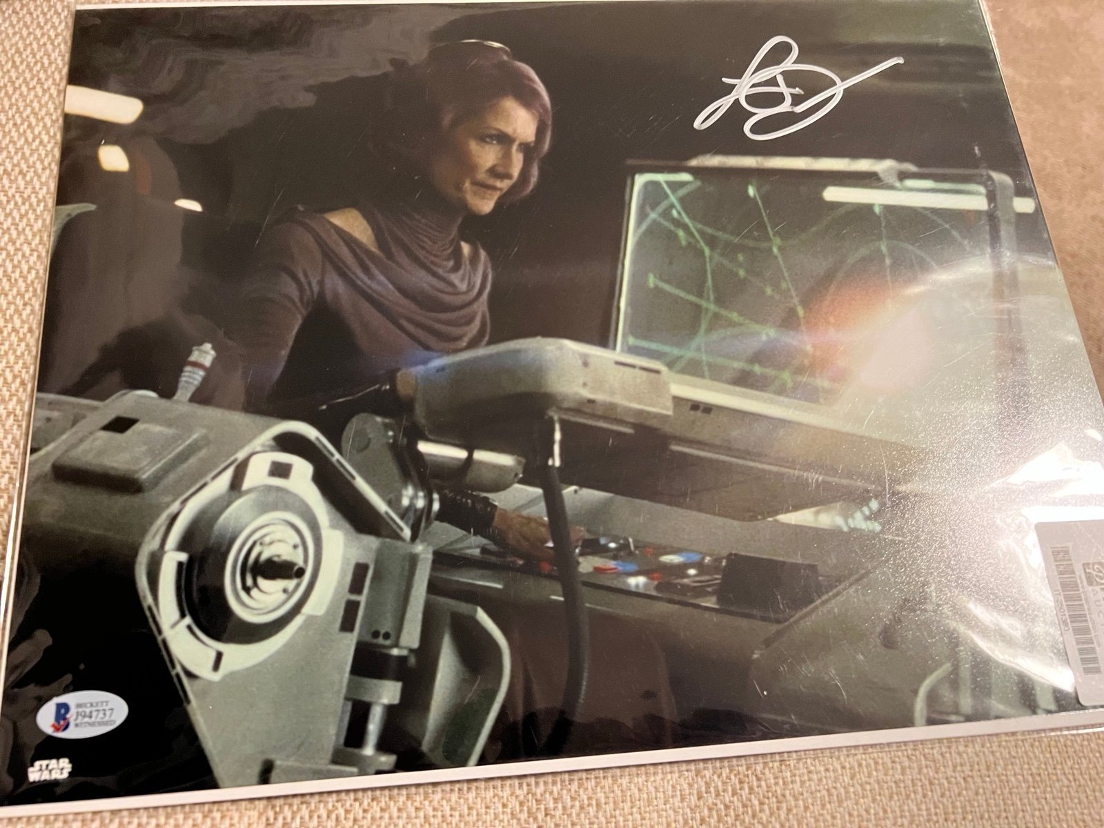 Star Wars Signed Photo with Beckett COA