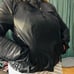 Leather coat