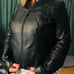Leather coat