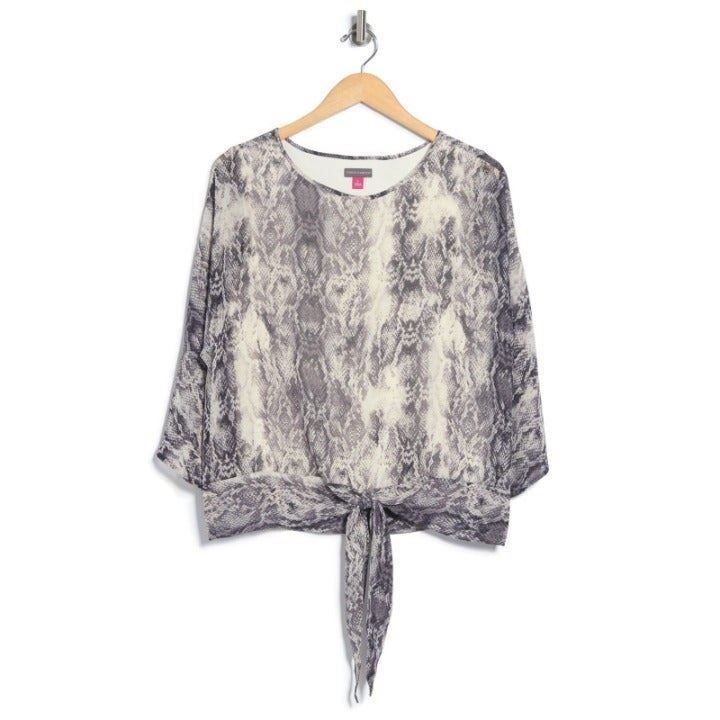 NWT Vince Camuto Snakeskin Blouse Top