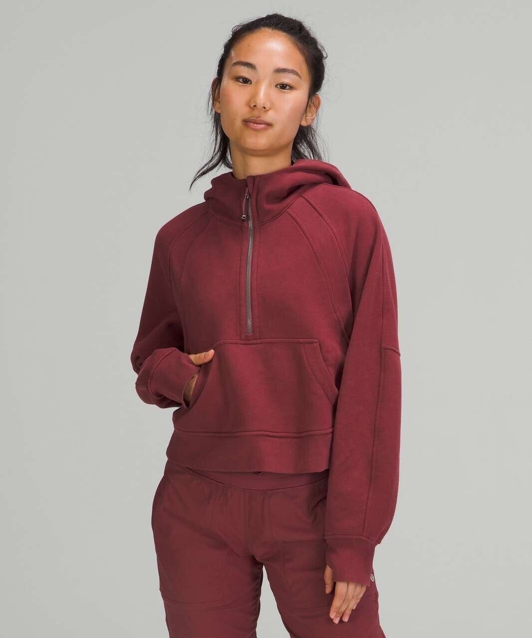 lululemon oversized scuba half zip